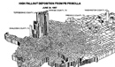 Plumbbob Priscilla nuclear fallout map, Eastern US