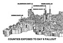 Typical fallout day 8 post-shot.