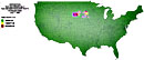 Fallout pattern from shot Sedan on July 7, 1962 (gradient map)
