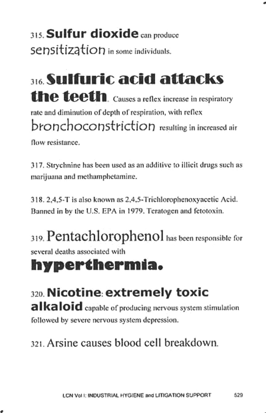 toxicology